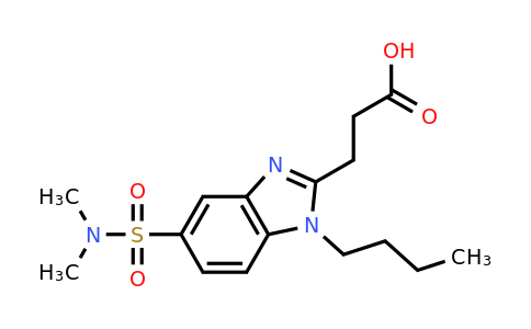 CAS 744242-78-2 | 3-[1-butyl-5-(dimethylsulfamoyl)-1H-1,3-benzodiazol-2-yl]propanoic acid