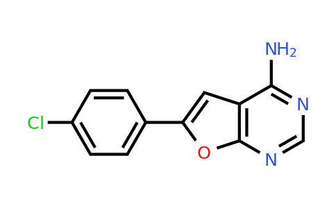 CAS 744255-24-1 | 6-(4-Chlorophenyl)furo[2,3-D]pyrimidin-4-amine