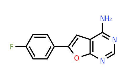 CAS 744255-26-3 | 6-(4-Fluorophenyl)furo[2,3-D]pyrimidin-4-amine