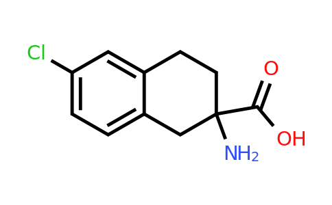 CAS 74444-73-8 | 2-Amino-6-chloro-1,2,3,4-tetrahydronaphthalene-2-carboxylic acid