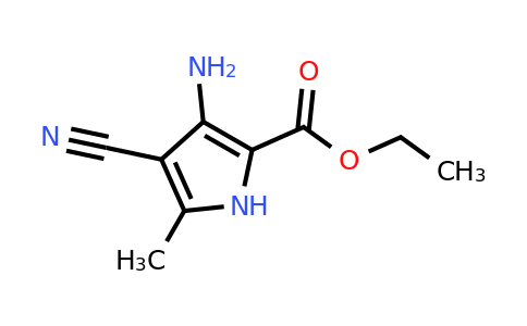 CAS 74455-30-4 | Ethyl 3-amino-4-cyano-5-methyl-1H-pyrrole-2-carboxylate