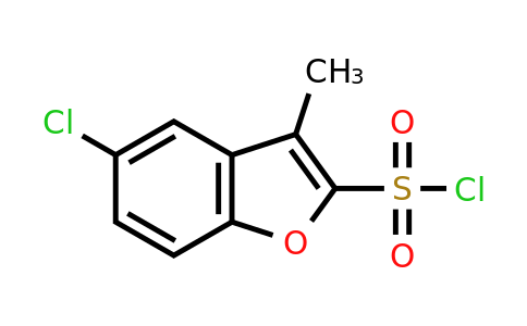 CAS 745023-62-5 | 5-chloro-3-methyl-1-benzofuran-2-sulfonyl chloride