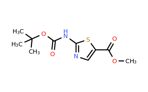 CAS 745078-03-9 | methyl 2-{[(tert-butoxy)carbonyl]amino}-1,3-thiazole-5-carboxylate