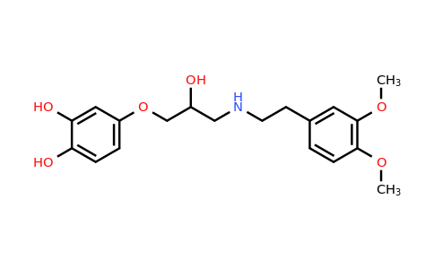 CAS 74513-77-2 | 4-(3-((3,4-Dimethoxyphenethyl)amino)-2-hydroxypropoxy)benzene-1,2-diol