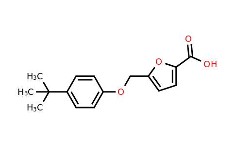 CAS 74556-54-0 | 5-((4-(tert-butyl)phenoxy)methyl)furan-2-carboxylic acid
