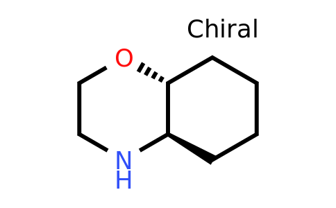 CAS 74572-19-3 | (4aR,8aR)-Octahydro-2H-benzo[b][1,4]oxazine