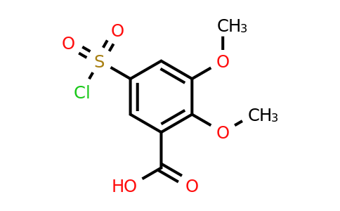 CAS 74651-62-0 | 5-(Chlorosulfonyl)-2,3-dimethoxybenzoic acid