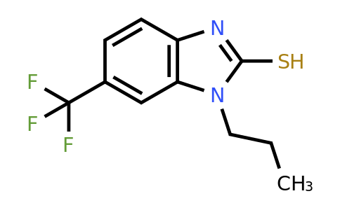 CAS 746608-47-9 | 1-propyl-6-(trifluoromethyl)-1H-1,3-benzodiazole-2-thiol