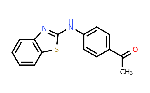 CAS 74661-40-8 | 1-{4-[(1,3-benzothiazol-2-yl)amino]phenyl}ethan-1-one
