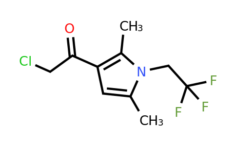 CAS 746630-82-0 | 2-chloro-1-[2,5-dimethyl-1-(2,2,2-trifluoroethyl)-1H-pyrrol-3-yl]ethan-1-one