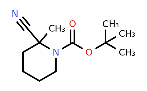 CAS 746658-72-0 | tert-Butyl 2-cyano-2-methylpiperidine-1-carboxylate