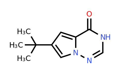 CAS 746671-37-4 | 6-tert-butyl-3H,4H-pyrrolo[2,1-f][1,2,4]triazin-4-one