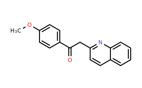 CAS 7469-86-5 | 1-(4-Methoxyphenyl)-2-(quinolin-2-yl)ethanone