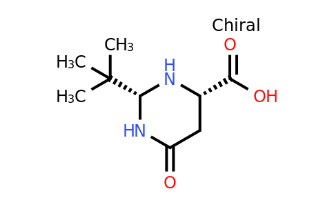 CAS 747376-89-2 | (2R,4S)-2-(tert-Butyl)-6-oxohexahydropyrimidine-4-carboxylic acid