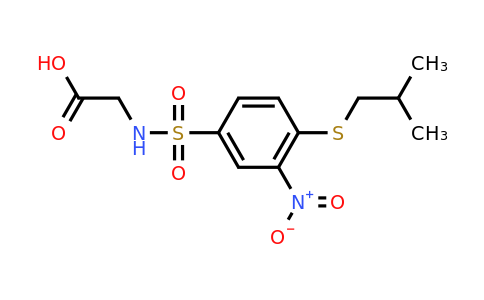 CAS 747410-97-5 | 2-{4-[(2-methylpropyl)sulfanyl]-3-nitrobenzenesulfonamido}acetic acid