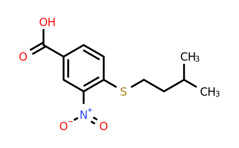 CAS 747410-98-6 | 4-[(3-methylbutyl)sulfanyl]-3-nitrobenzoic acid