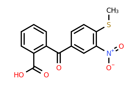 CAS 747411-00-3 | 2-[4-(methylsulfanyl)-3-nitrobenzoyl]benzoic acid