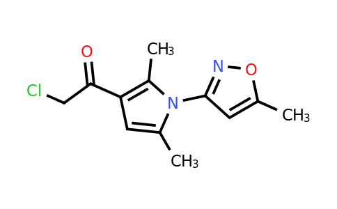 CAS 747411-07-0 | 2-chloro-1-[2,5-dimethyl-1-(5-methyl-1,2-oxazol-3-yl)-1H-pyrrol-3-yl]ethan-1-one