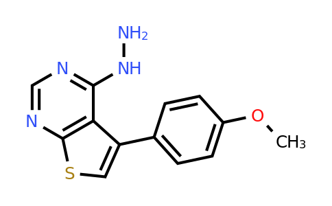 CAS 747411-17-2 | 4-hydrazinyl-5-(4-methoxyphenyl)thieno[2,3-d]pyrimidine