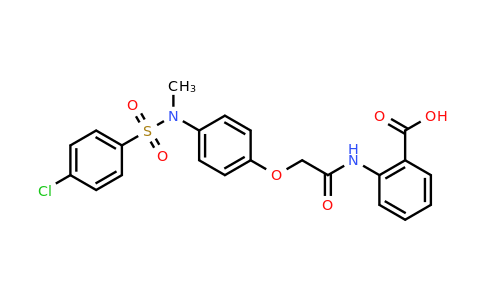 CAS 748145-28-0 | 2-{2-[4-(N-methyl4-chlorobenzenesulfonamido)phenoxy]acetamido}benzoic acid