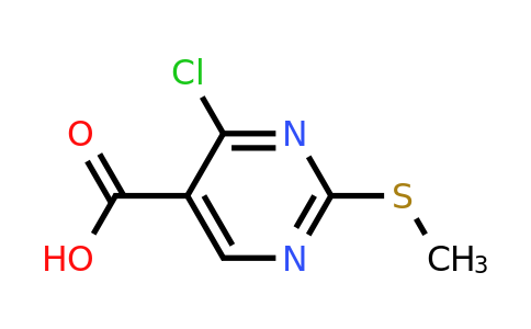 CAS 74840-34-9 | 4-Chloro-2-(methylthio)pyrimidine-5-carboxylic acid