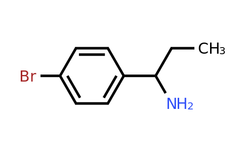 CAS 74877-09-1 | 1-(4-Bromophenyl)propan-1-amine