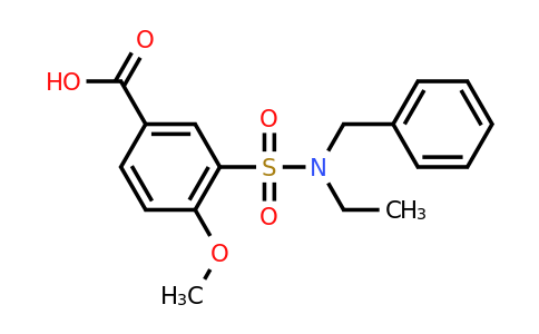 CAS 748776-32-1 | 3-[benzyl(ethyl)sulfamoyl]-4-methoxybenzoic acid