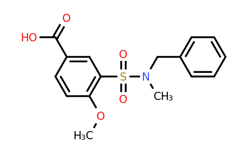 CAS 748776-34-3 | 3-[benzyl(methyl)sulfamoyl]-4-methoxybenzoic acid