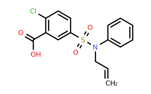 CAS 748776-36-5 | 2-chloro-5-[phenyl(prop-2-en-1-yl)sulfamoyl]benzoic acid