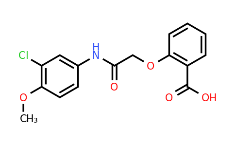 CAS 748776-43-4 | 2-{[(3-chloro-4-methoxyphenyl)carbamoyl]methoxy}benzoic acid