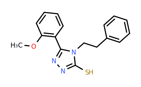 CAS 748776-48-9 | 5-(2-methoxyphenyl)-4-(2-phenylethyl)-4H-1,2,4-triazole-3-thiol
