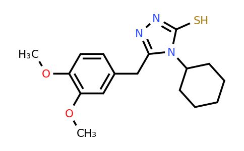 CAS 748776-53-6 | 4-cyclohexyl-5-[(3,4-dimethoxyphenyl)methyl]-4H-1,2,4-triazole-3-thiol