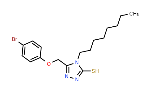 CAS 748776-61-6 | 5-[(4-bromophenoxy)methyl]-4-octyl-4H-1,2,4-triazole-3-thiol