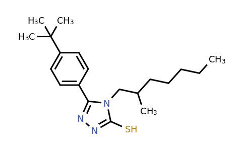 CAS 748776-70-7 | 5-(4-tert-butylphenyl)-4-(2-methylheptyl)-4H-1,2,4-triazole-3-thiol