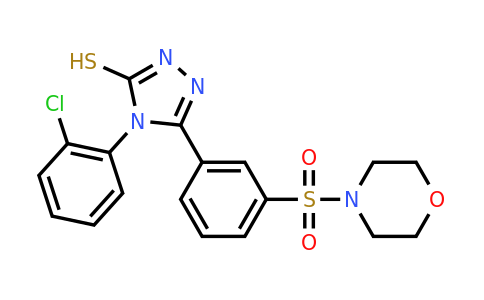 CAS 748793-42-2 | 4-(2-chlorophenyl)-5-[3-(morpholine-4-sulfonyl)phenyl]-4H-1,2,4-triazole-3-thiol