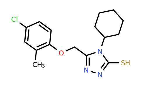 CAS 748793-45-5 | 5-[(4-chloro-2-methylphenoxy)methyl]-4-cyclohexyl-4H-1,2,4-triazole-3-thiol