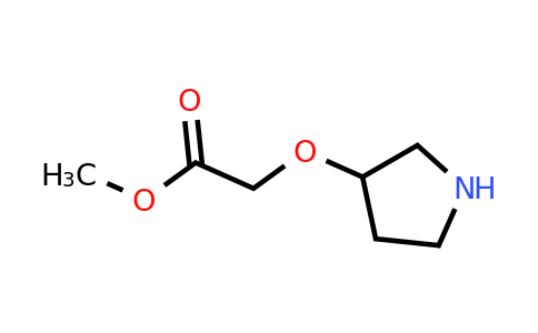 CAS 748797-11-7 | (Pyrrolidin-3-yloxy)-acetic acid methyl ester