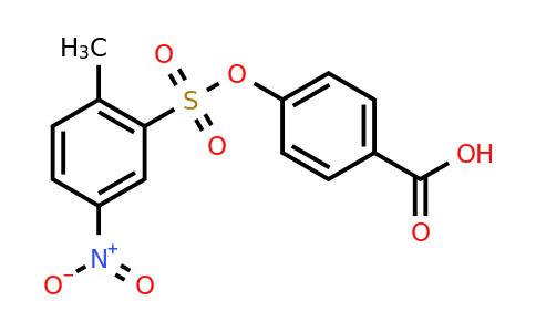 CAS 749216-12-4 | 4-[(2-methyl-5-nitrobenzenesulfonyl)oxy]benzoic acid