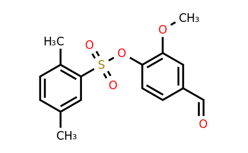 CAS 749218-83-5 | 4-formyl-2-methoxyphenyl 2,5-dimethylbenzene-1-sulfonate