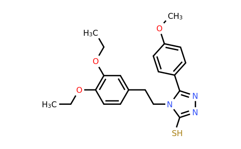 CAS 749219-24-7 | 4-[2-(3,4-diethoxyphenyl)ethyl]-5-(4-methoxyphenyl)-4H-1,2,4-triazole-3-thiol