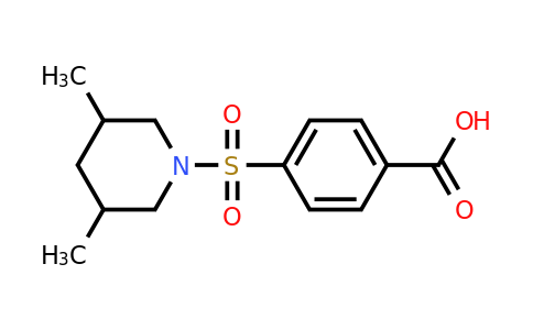 CAS 749219-29-2 | 4-[(3,5-dimethylpiperidin-1-yl)sulfonyl]benzoic acid