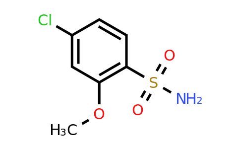 CAS 749253-52-9 | 4-Chloro-2-methoxybenzenesulfonamide