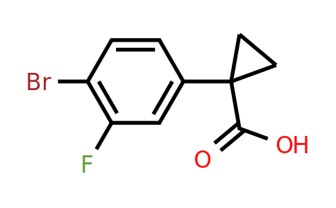 CAS 749269-74-7 | 1-(4-bromo-3-fluorophenyl)cyclopropane-1-carboxylic acid