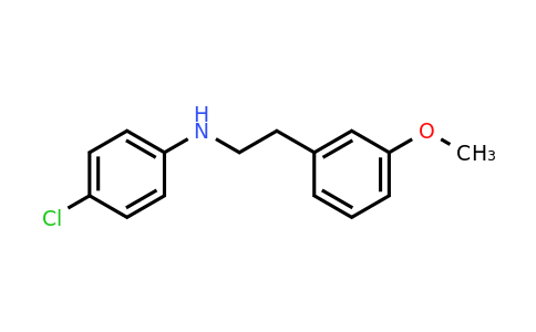CAS 749806-32-4 | (4-Chloro-phenyl)-[2-(3-methoxy-phenyl)-ethyl]-amine