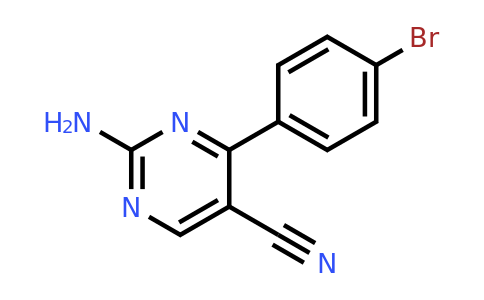 CAS 749885-93-6 | 2-Amino-4-(4-bromophenyl)pyrimidine-5-carbonitrile