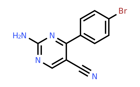 2-Amino-4-(4-bromophenyl)pyrimidine-5-carbonitrile