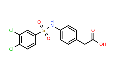 CAS 749896-75-1 | 2-[4-(3,4-dichlorobenzenesulfonamido)phenyl]acetic acid