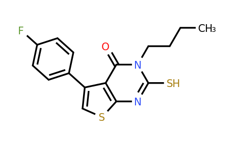 CAS 749902-09-8 | 3-butyl-5-(4-fluorophenyl)-2-sulfanyl-3H,4H-thieno[2,3-d]pyrimidin-4-one
