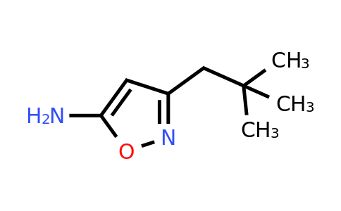 CAS 749902-10-1 | 3-(2,2-dimethylpropyl)-1,2-oxazol-5-amine