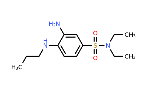 CAS 749902-34-9 | 3-Amino-N,N-diethyl-4-(propylamino)benzenesulfonamide